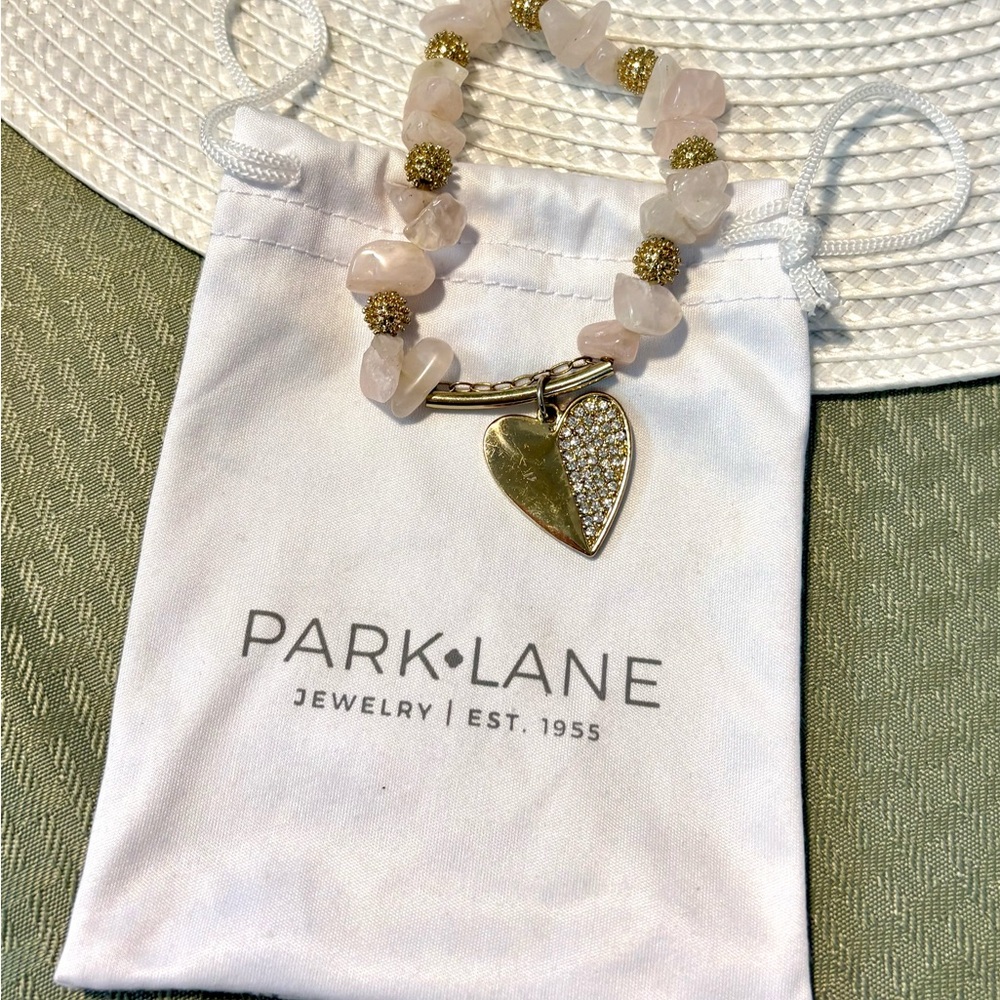 Park Lane Rose Quartz, Heart ❤️ Bracelet